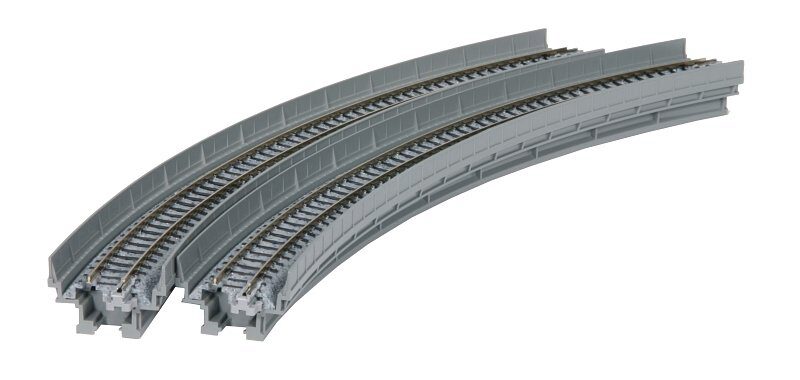 Kato 7077103 Viadukt-NBS m. Gleis gebogen